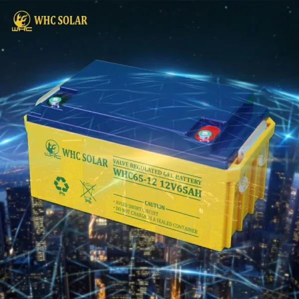 Solar Gel Deep Cycle Battery 12V 65AH Maintenance Free - WHC - Image 2
