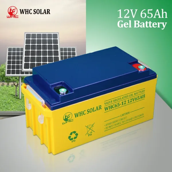 Solar Gel Deep Cycle Battery 12V 65AH Maintenance Free - WHC - Image 5
