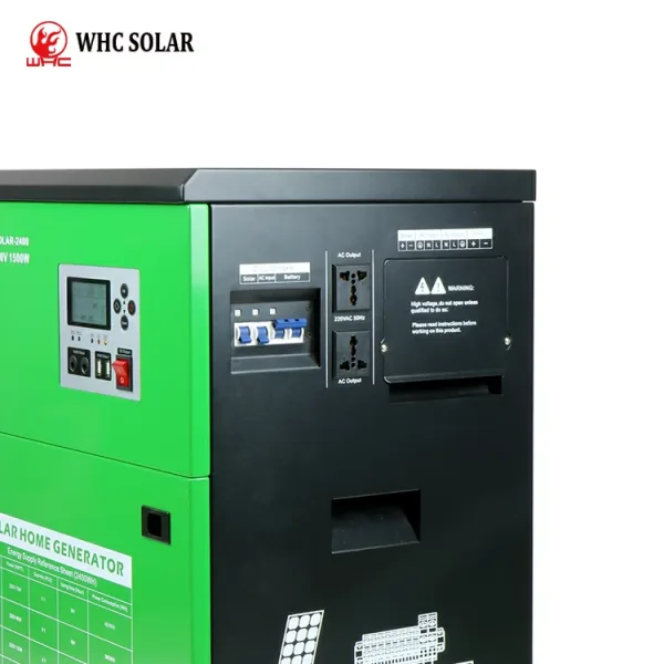 WHC Solar 2400 Solar Home Generator 1500w Back up Power - Image 2