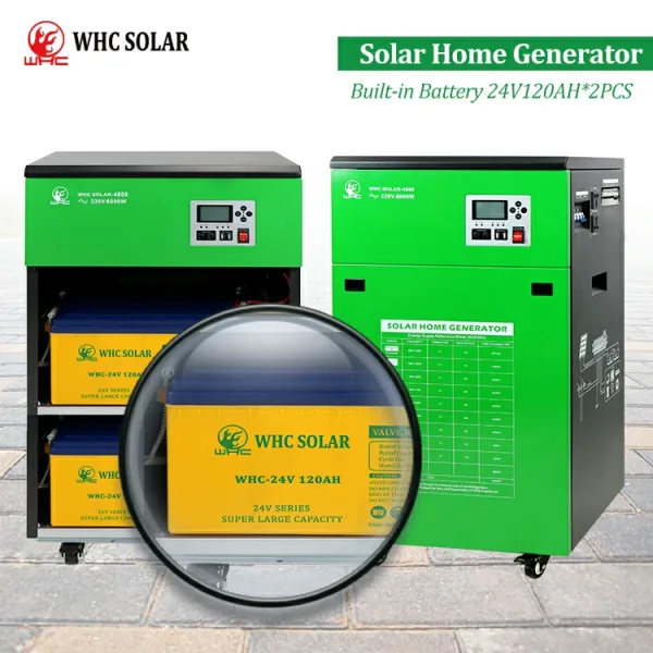 WHC Solar 4800 Solar Home Generator 4000w Back up System - Image 3