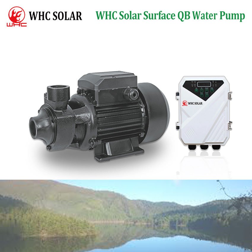 WHC 750w Solar Surface Water Pump Irrigation DC Head 65m