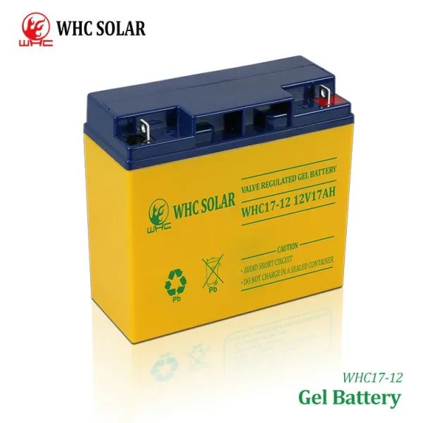 12v 17ah Gel Solar Battery Deep Cycle | WHC 17-12