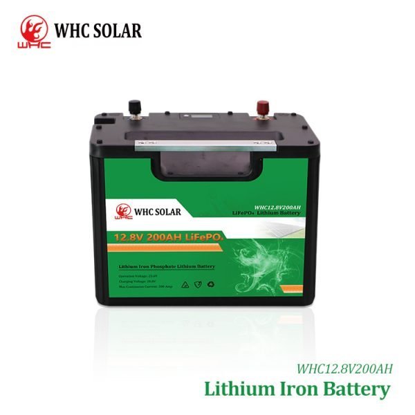 WHC LiFePo4 Solar Lithium Battery Deep Cycle 12V 12.8V 200ah - Image 3