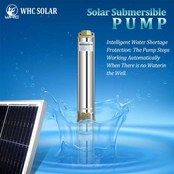 WHC Solar Water Pump 3000L - 0.5 to 3HP - 70 to 252m