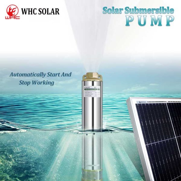 WHC AC Solar Water Pump 8000L - 0.75 to 7.5HP - 46 to 290m