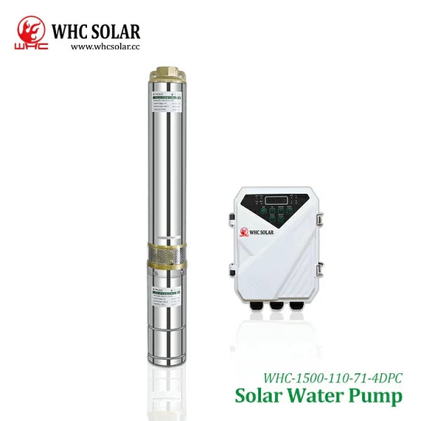 WHC 1500W Solar Powered Water Pump DC Head 42m 6000L