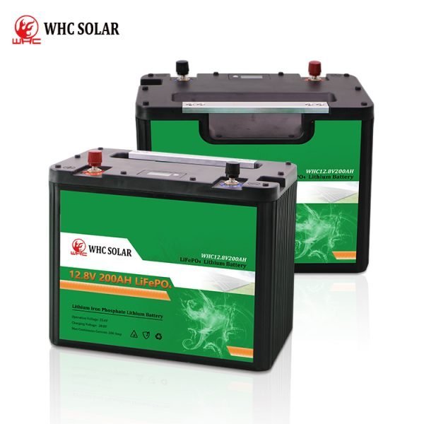 WHC LiFePo4 Solar Lithium Battery Deep Cycle 12V 12.8V 200ah - Image 2
