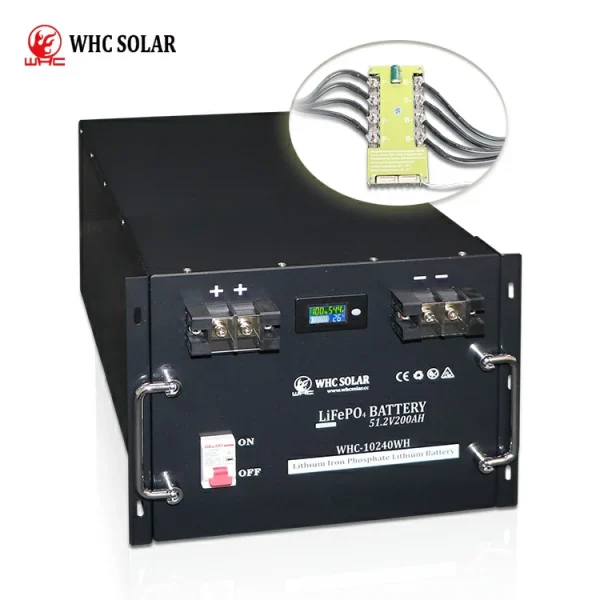 Solar Lithium Battery Deep Cycle LiFePo4 48V 51.2V 200AH | WHC - Image 5