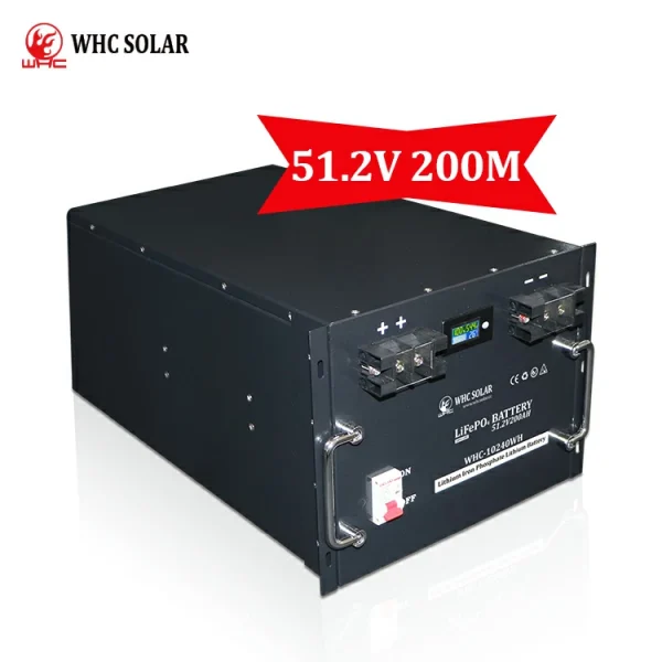 Solar Lithium Battery Deep Cycle LiFePo4 48V 51.2V 200AH | WHC