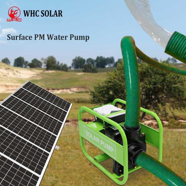 WHC 750w Solar Surface Pump DC Irrigation System Head 14m