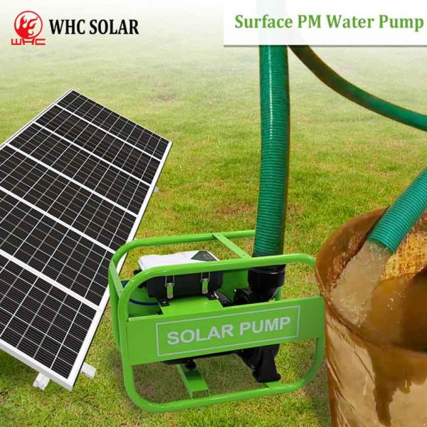 WHC 1500w Solar Surface Pump off Grid Pumping Head 17m