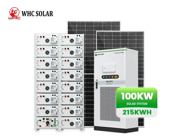 100KW-215Kwh Commercial Solar Power System
